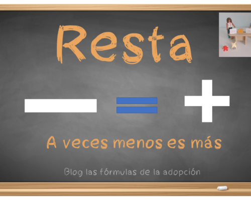 Resta: menos es igual a más